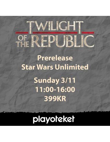 Star Wars Unlimited: Twilight of the Republic Söndag