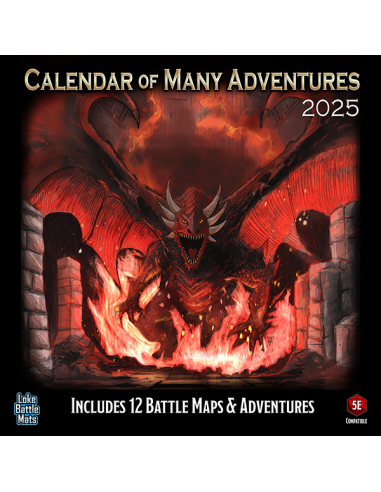 Calendar of Many Adventures 2025