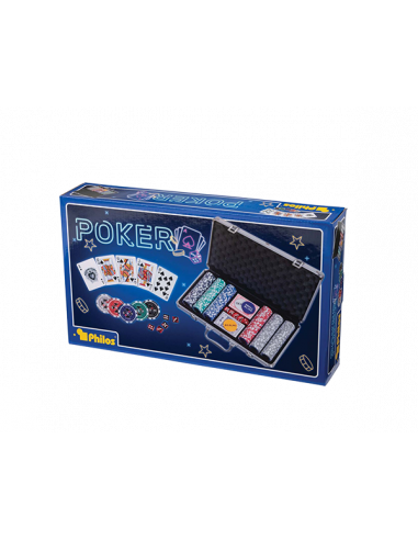 Poker case, 300 poker chips