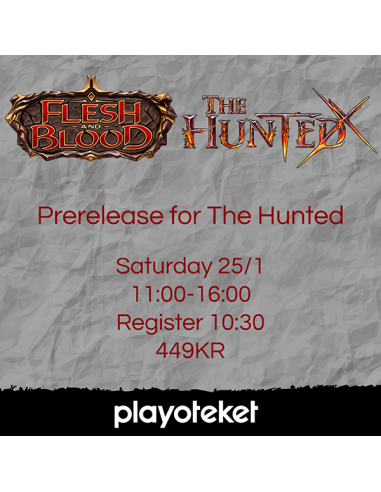 Event Flesh & Blood The Hunted Prerelease