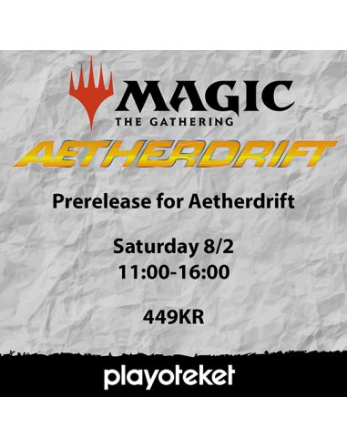 Magic Aetherdrift Prerelease Malmö Lördag