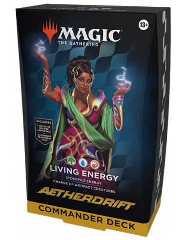 Magic Aetherdrift Living Energy Commander Deck