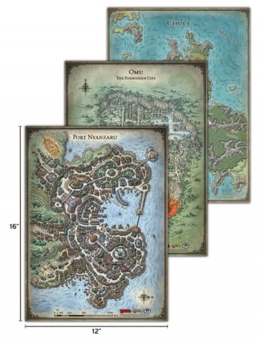 D&D 5th Edition Tomb of Annihilation Map Set