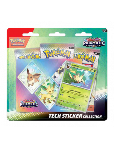 Pokemon: Prismatic Evolutions Tech Sticker Collection