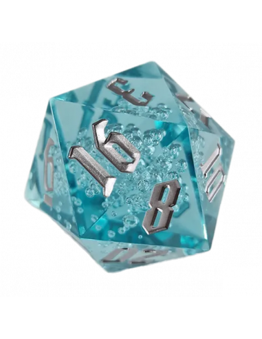 Udixi Giant Acrylic D20 Blue