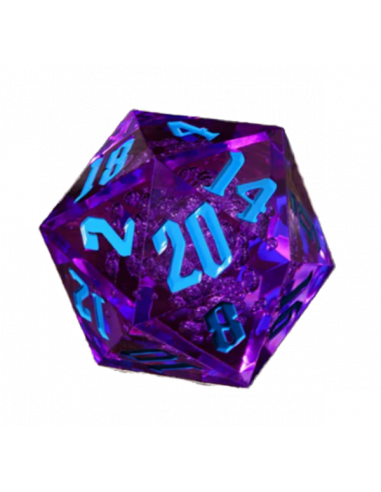 Udixi Giant Acrylic D20 Purple