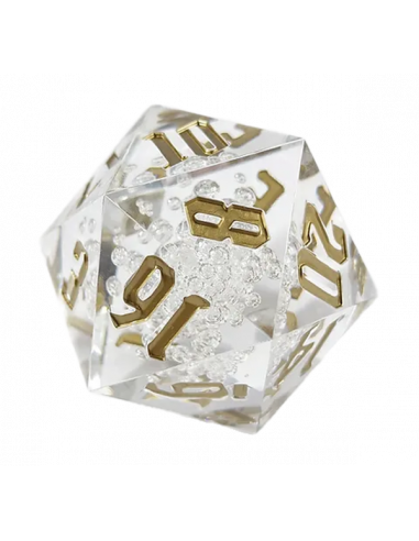 Udixi Giant Acrylic D20 Transparent