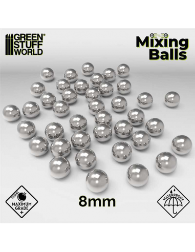 Steel Mixing Balls 8mm