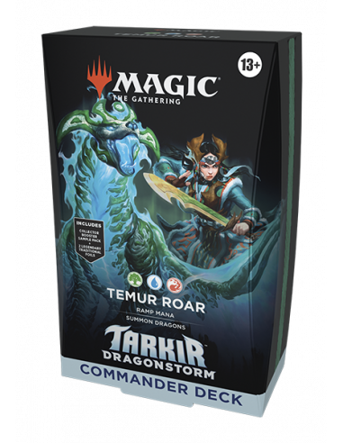 Magic Tarkir Dragonstorm Temur Roar Commander Deck