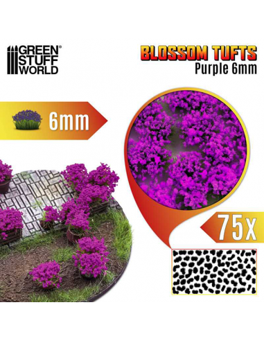 Blossom Tuft - Purple