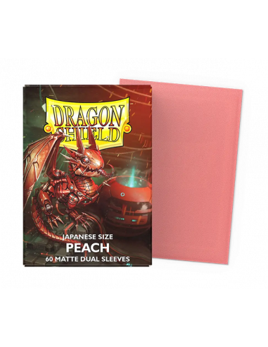 Dragon Shield: Dual Matte Peach (Japanese Size)