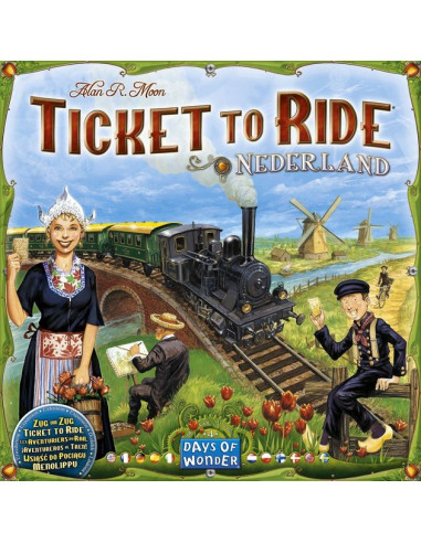 Ticket to Ride Map Coll. 4 Netherlands