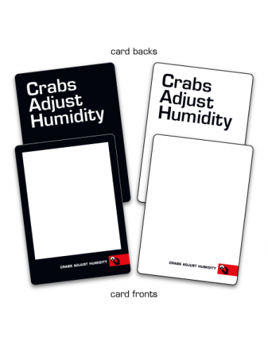 Crabs Adjust Humidity Blank Cards