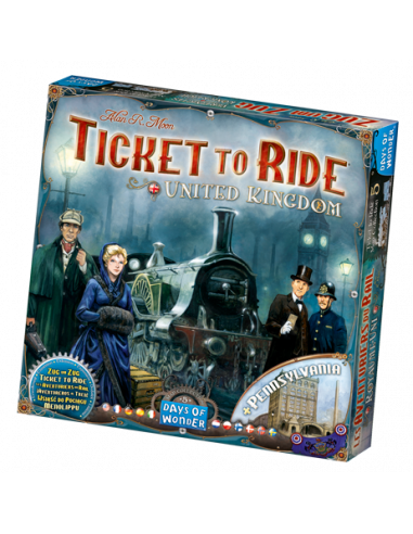 Ticket To Ride Map Coll. 5 UK & Pennsylvania