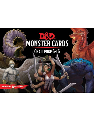 Dungeons & Dragons 5th Edition Challenge 6-10 Monster Cards
