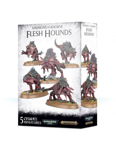 DAEMONS OF KHORNE FLESH HOUNDS