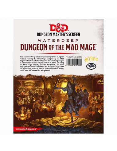 D&D 5th Edition Waterdeep Mad MageDungeon Masters Screen