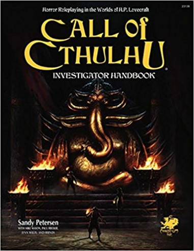 Call of Cthulhu RPG 7th Edition Investigator Handook