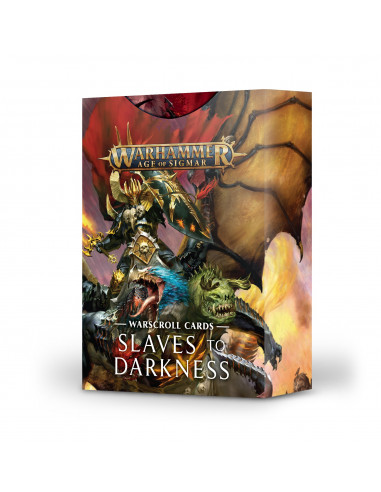 WARSCROLL CARDS: SLAVES TO DARKNESS ENG