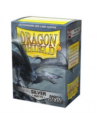 Dragon Shield Matte Non-Glare Silver(100)