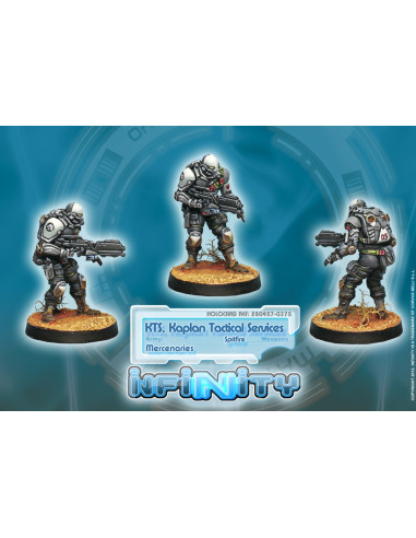 Infinity: Mercenaries - KTS, Kaplan Tactical Services (Spitfire)
