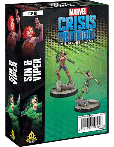 Marvel Crisis Protocol Sin & Viper