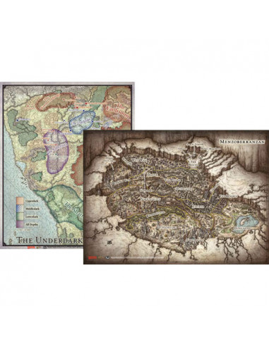D&D 5th Edition Out of the Abyss Vinyl Map Set