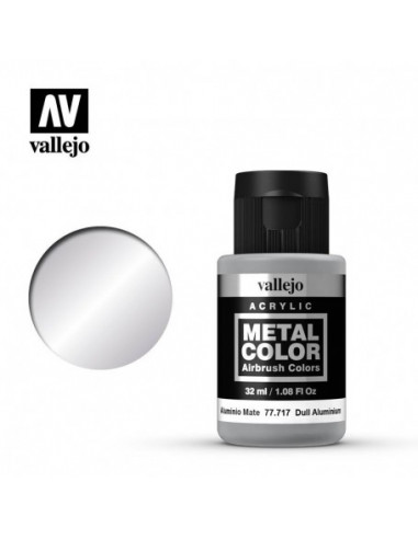 Vallejo Acrylic Metal Color Air 32ml Dull Aluminum