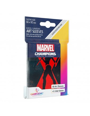 Marvel Champions Sleeves Black Widow (50)