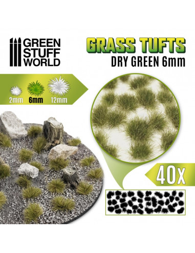 Tufts 6mm Dry Green